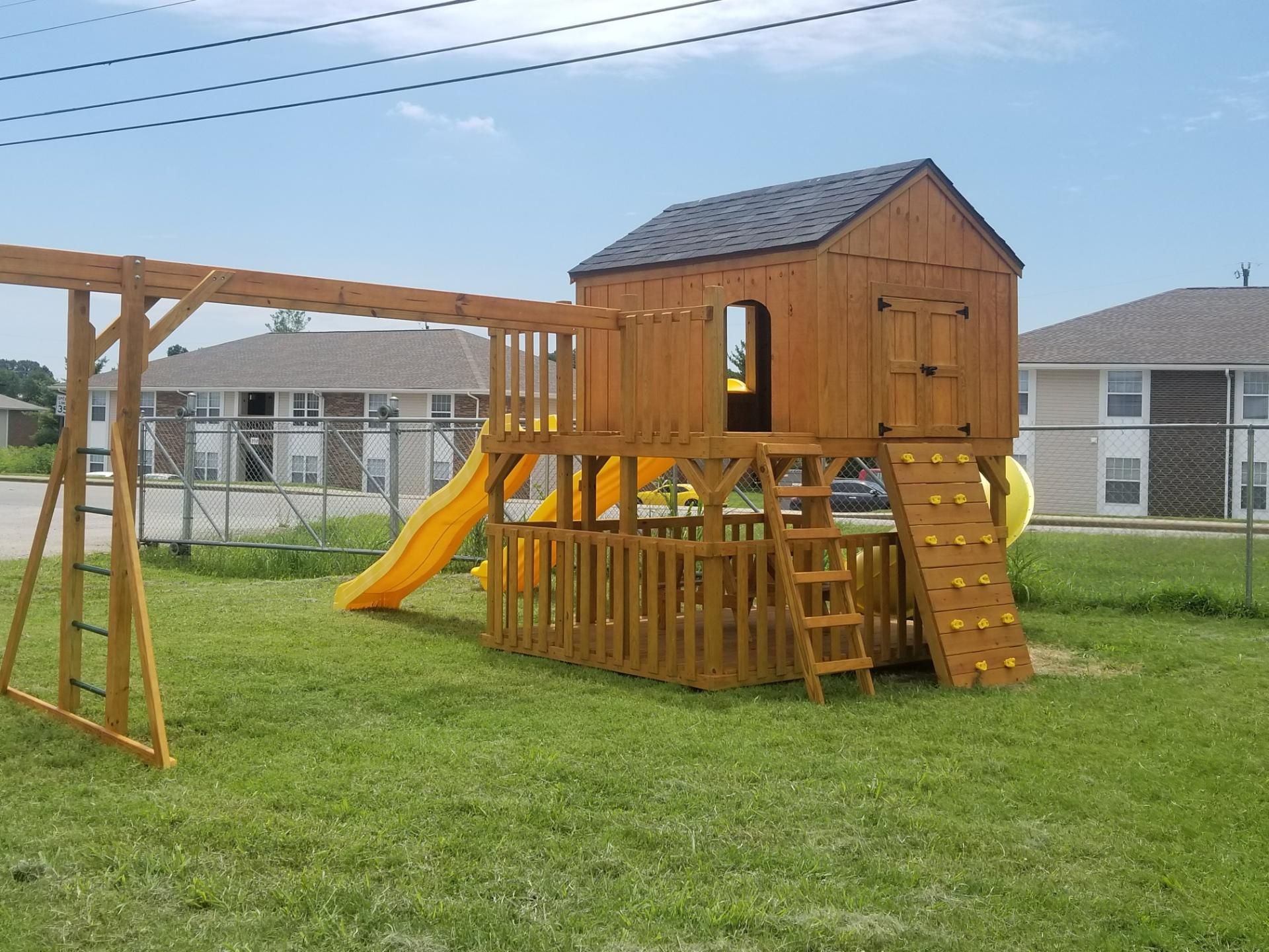 The Clubhouse Playset | Emerald Playsets | Enclosed